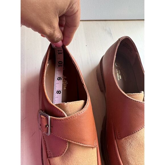 Seychelles Catch Me Monk Strap tan  Loafer  size 8 - Picture 10 of 10